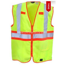 Men's High-Visibility Mesh Yellow Work Vest